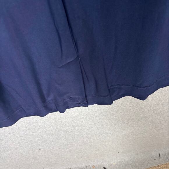 Joan Rivers Dress XL Navy Knee Knit Slinky Stretch Capsule Career Church Office - Picture 10 of 13